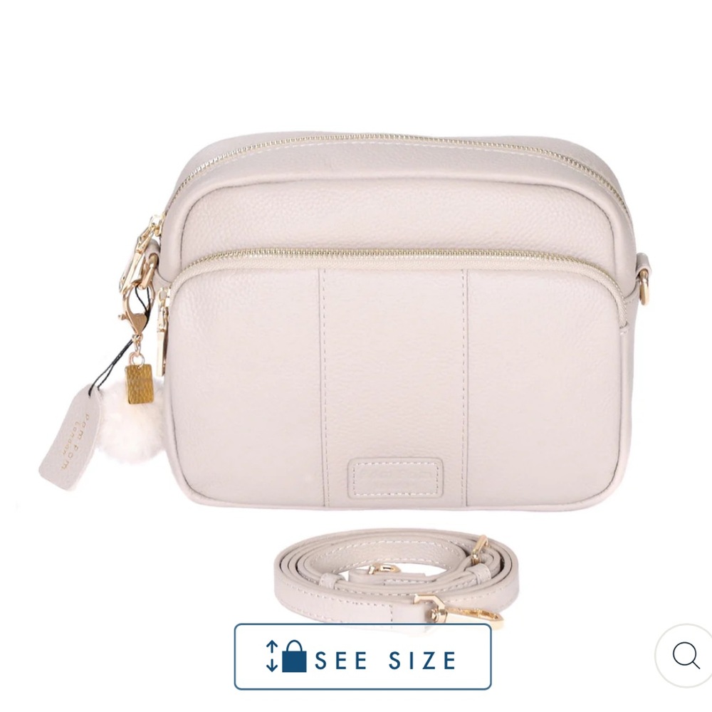 Cream Crossbody Bag